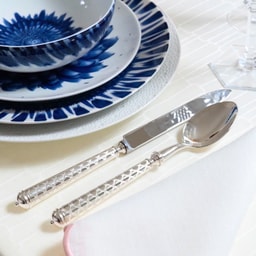 Alain Saint-Joanis Losange, silver plated