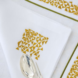 Jesurum Masai table set, Olive