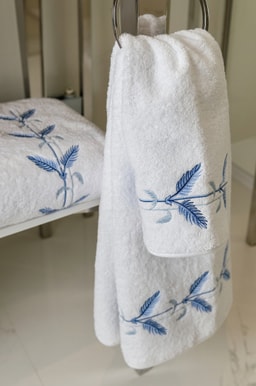 Jesurum Plumes towels, Blue