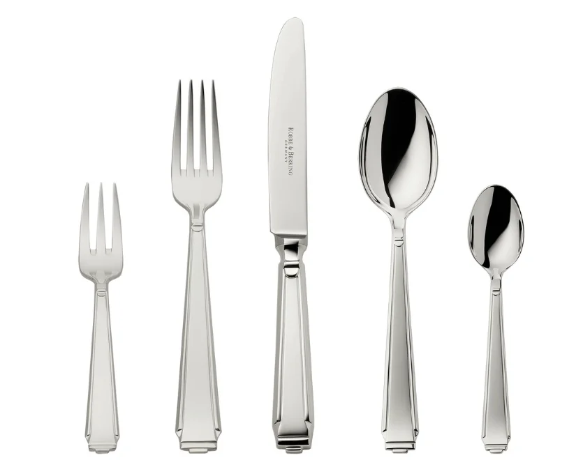 Art Deco cutlery, sterling silver Art Deco cutlery, sterling silver