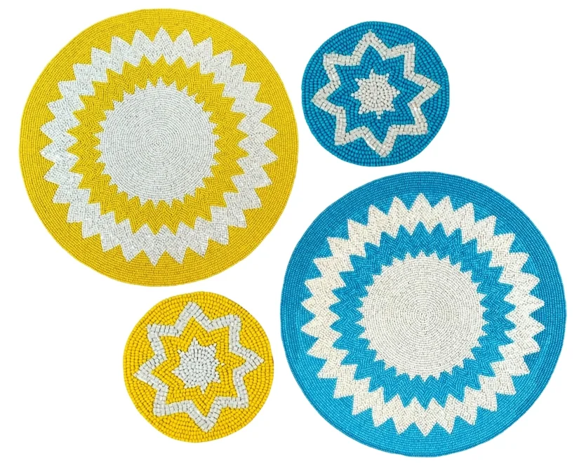 Capri placemats and coasters Capri placemats and coasters