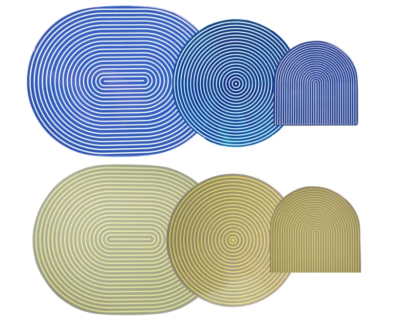 Stripe placemats and coasters Stripe placemats and coasters