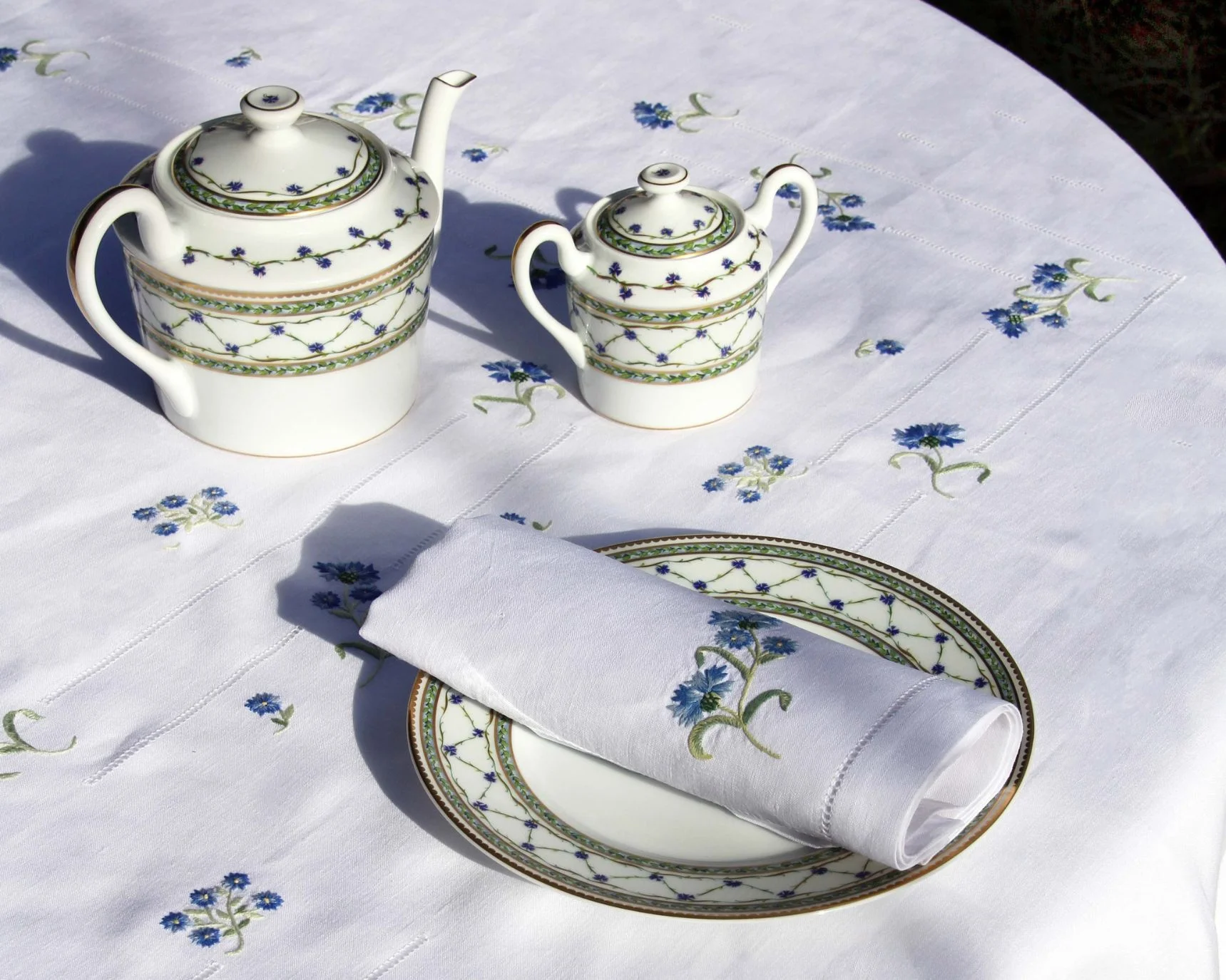 Bleuet table linen Bleuet table linen