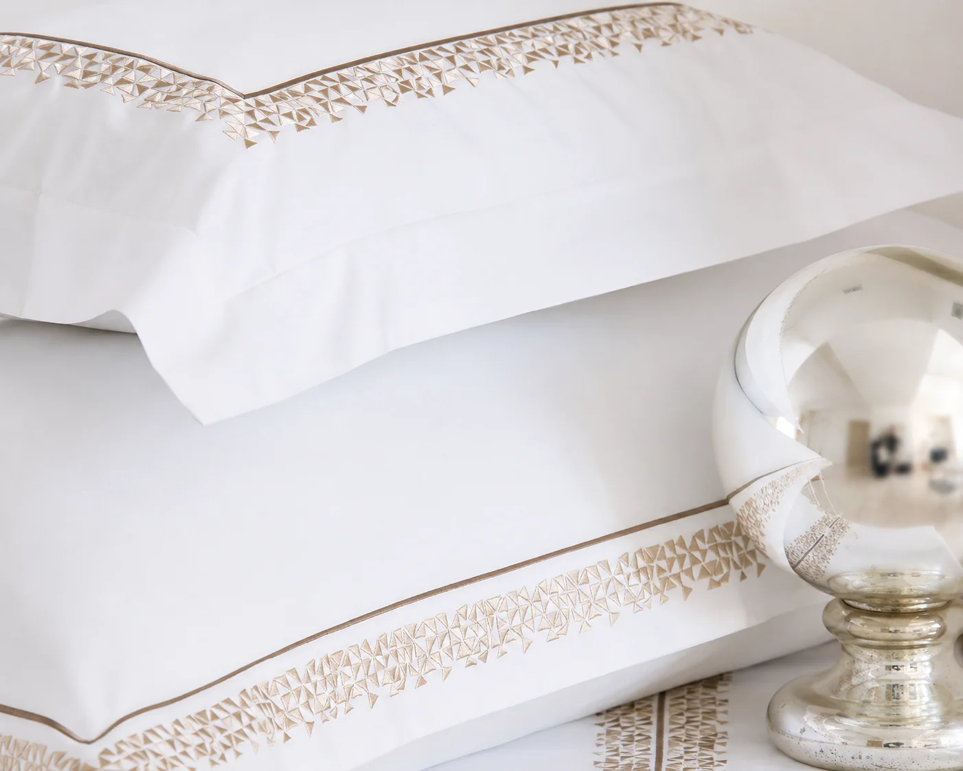 Masai bed linen, Beige Masai bed linen, Beige