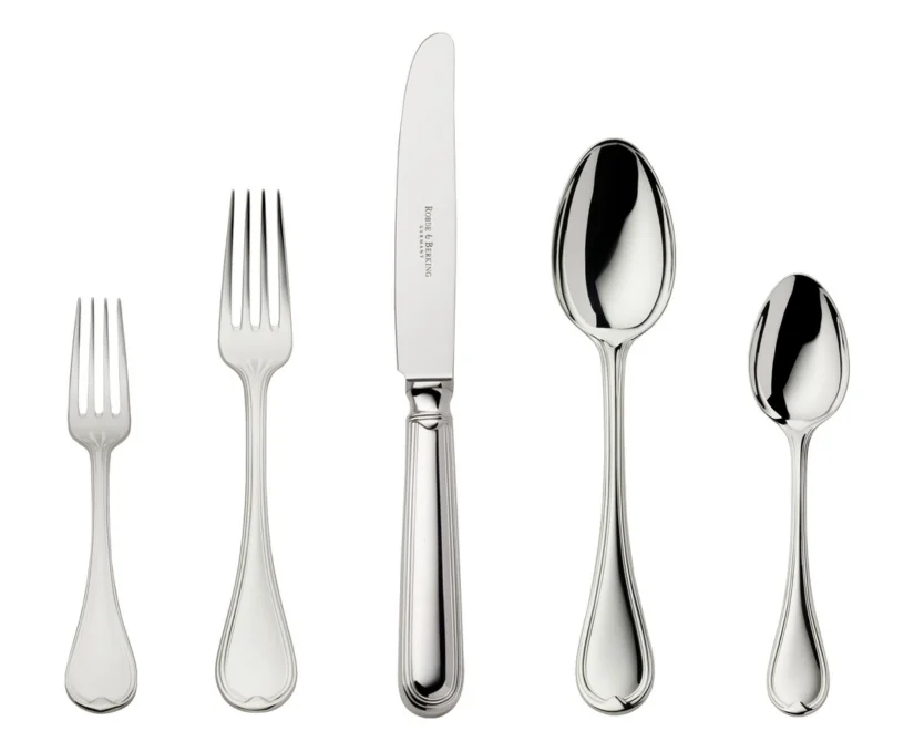 Classic-Faden flatware, silver plated Classic-Faden flatware, silver plated