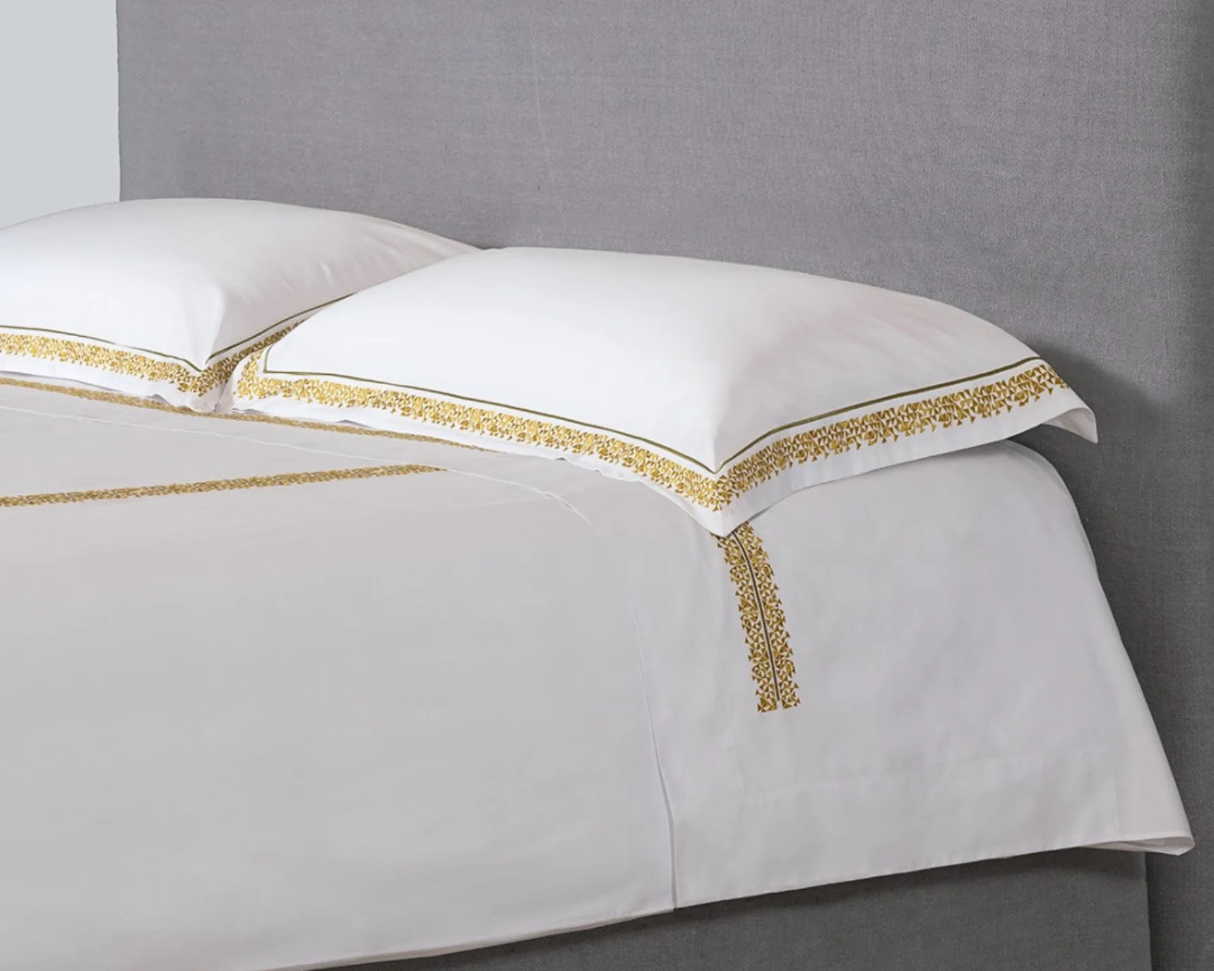 Masai bed linen, Olive Masai bed linen, Olive