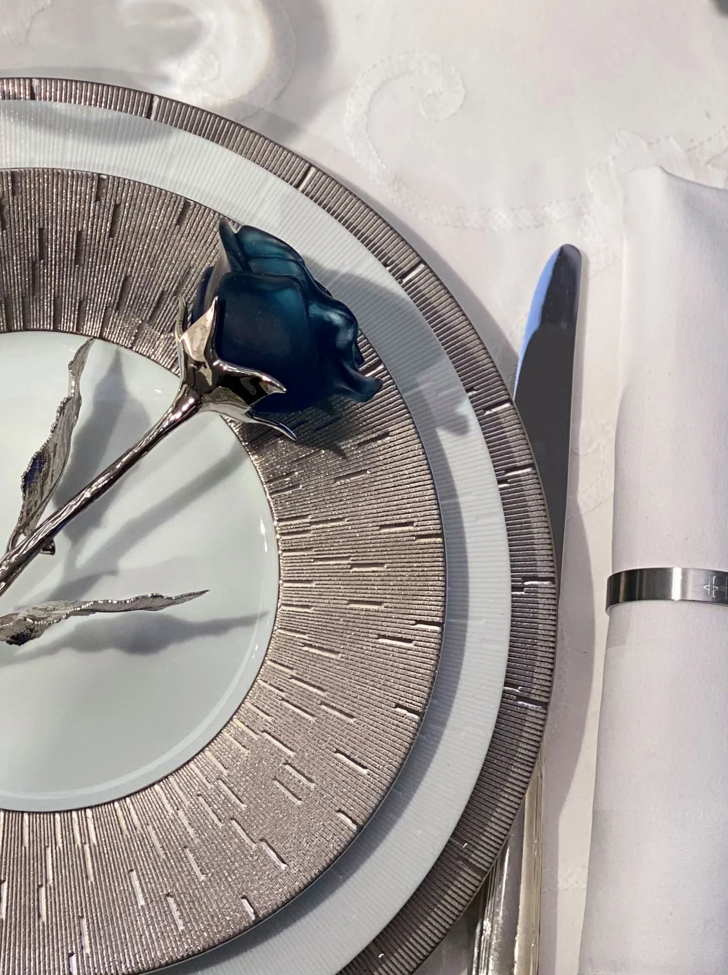Haviland, Infini platinum, Bread and butter plate