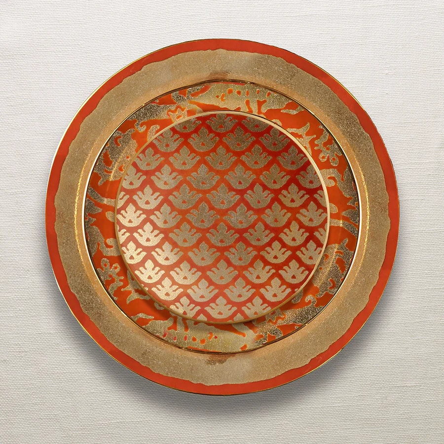 L'Objet, Fortuny, Set of 4 assorted dessert plates