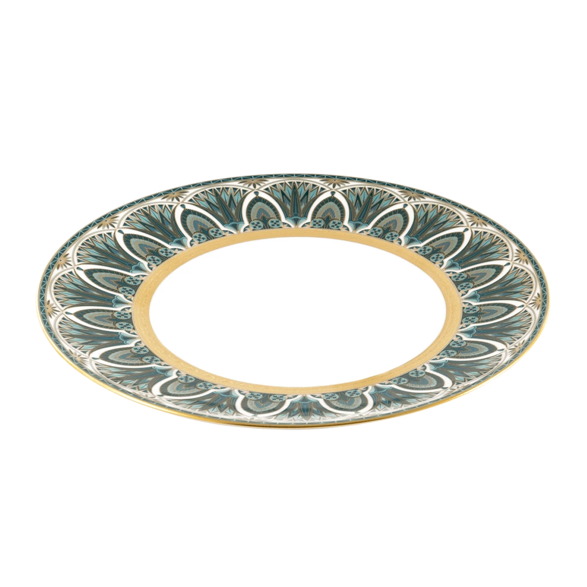 Haviland, Rêves du Nil Gold, Dinner plate with large rim