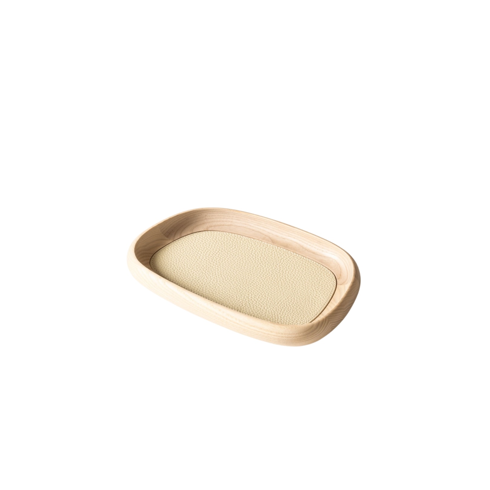 Giobagnara, Maris wood trays by Kelly Wearstler, Small rectangular tray, ivory