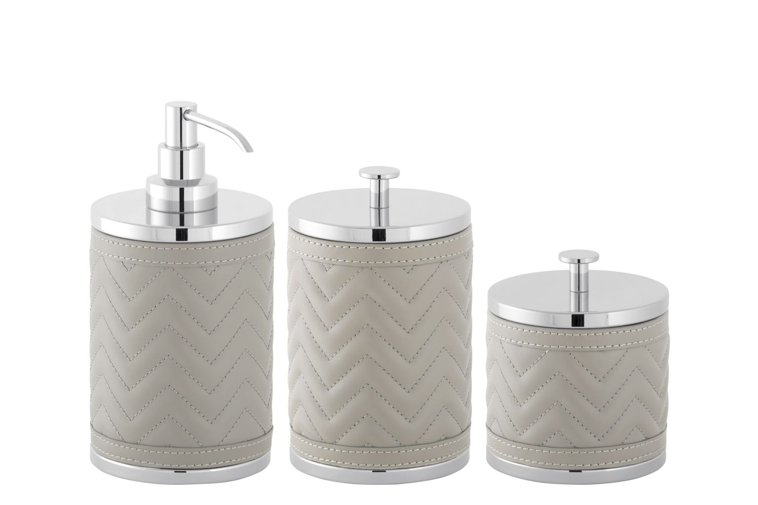 Riviere, Alghero herringbone bathroom set, Soap dispenser