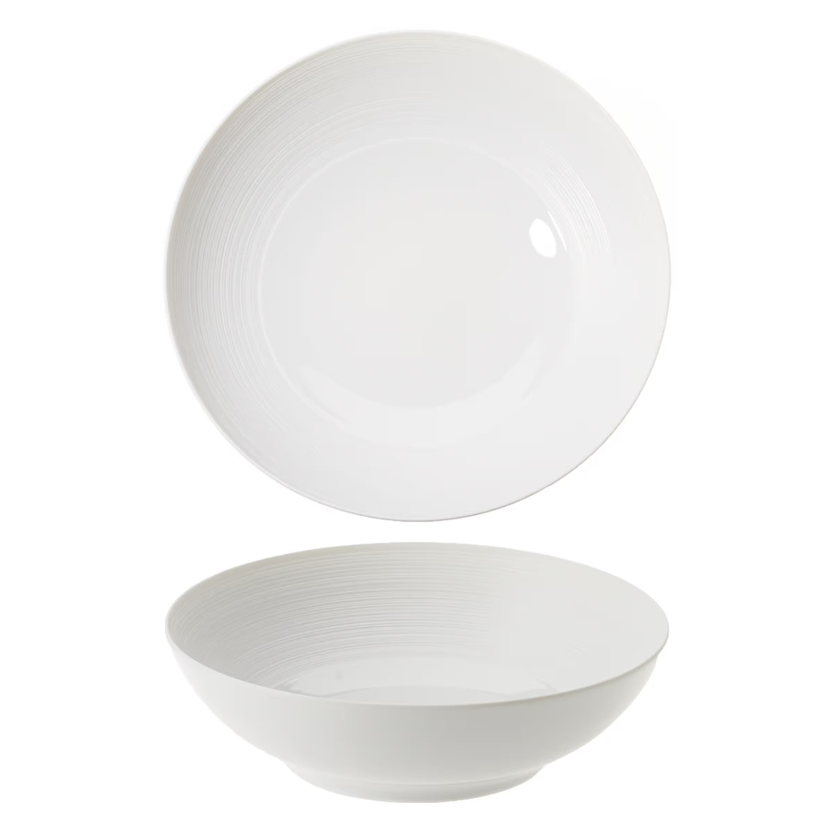 J.L Coquet, Hémisphère White Satin, Salad bowl, small