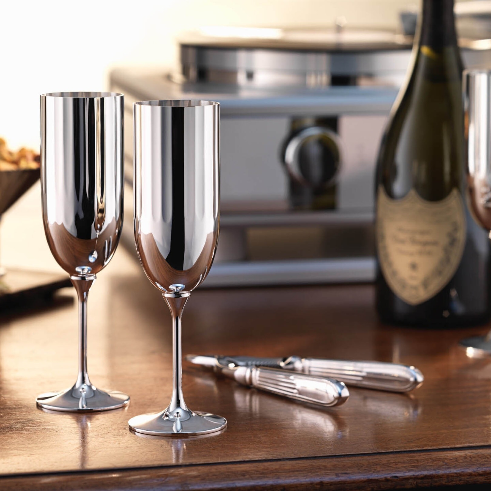 Robbe & Berking, Belvedere Accessories, Champagne - gift set