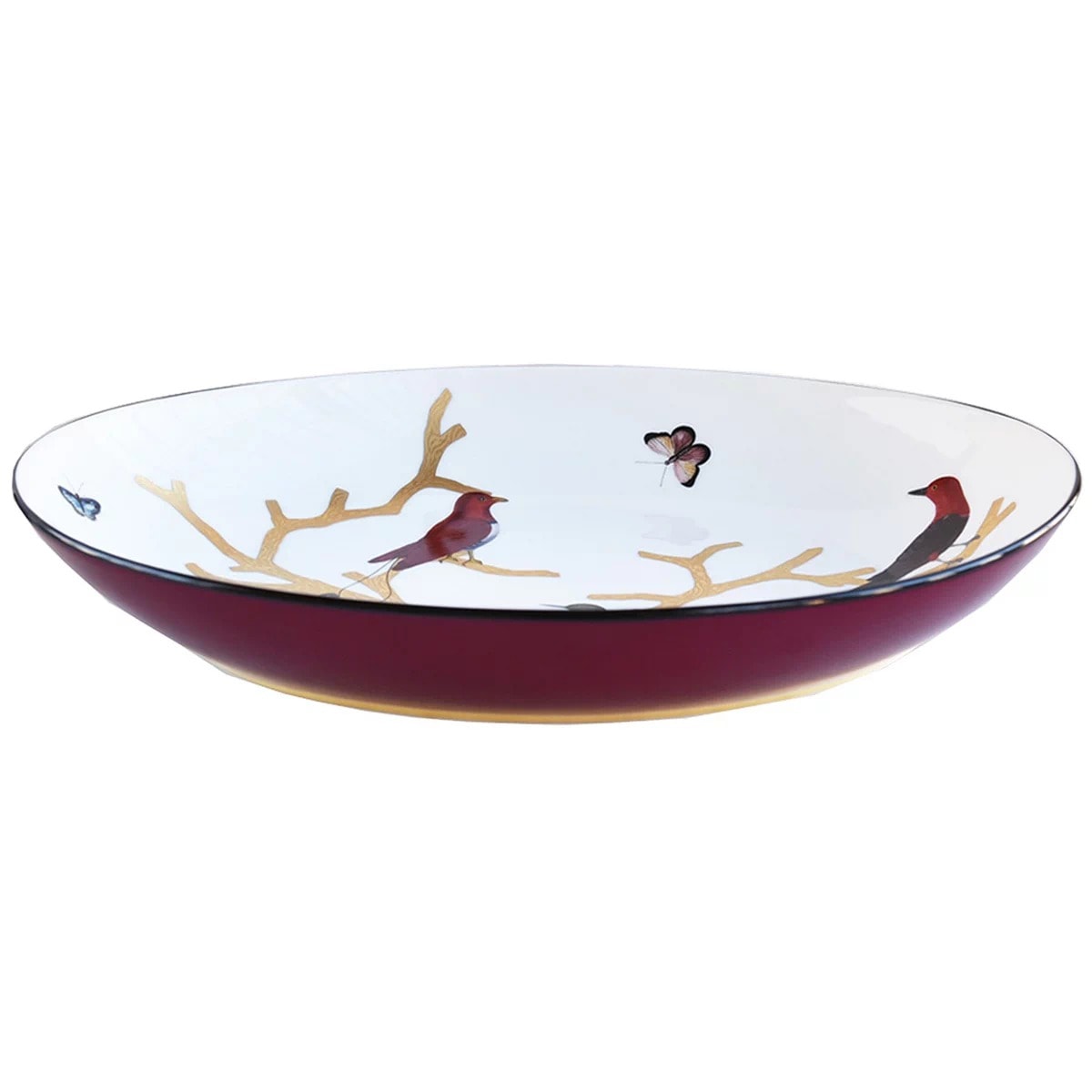 Bernardaud, Aux Oiseaux, Deep oval platter
