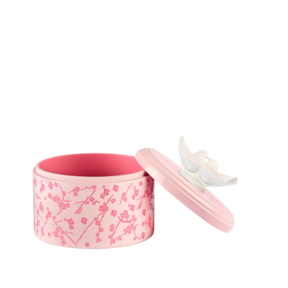 Lalique, Fleurs de cerisier boxes, Medium box, pink