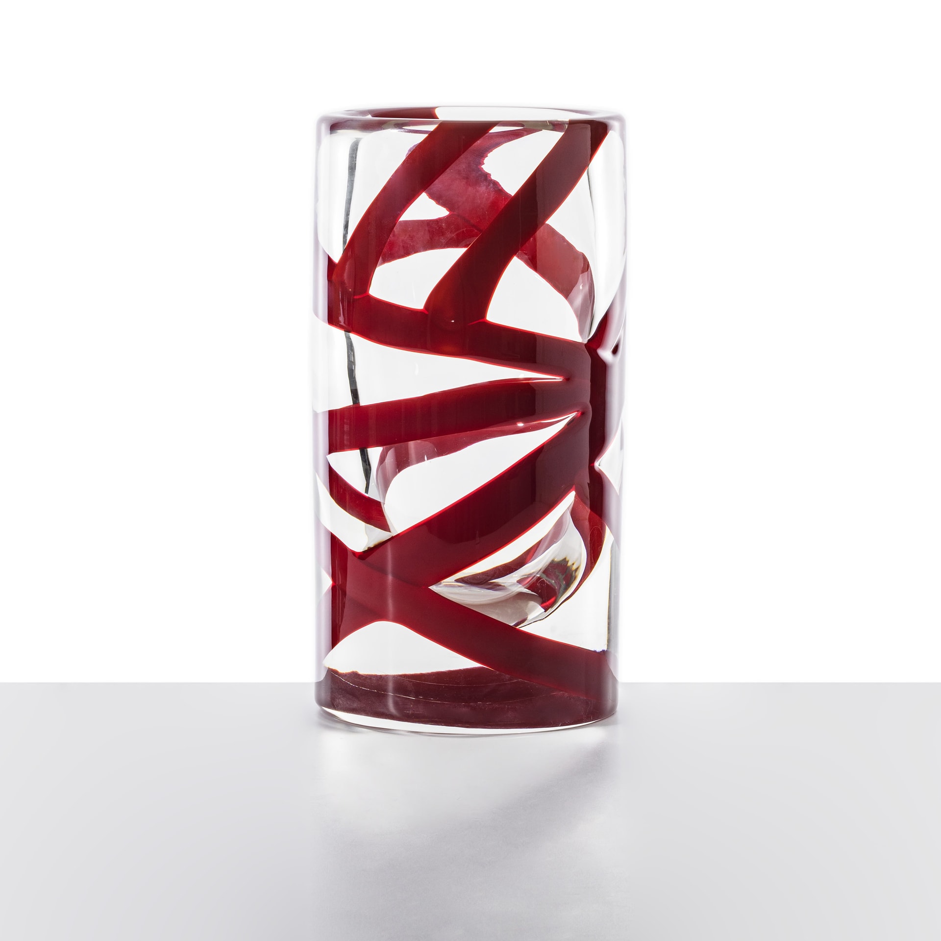 Venini, Cilindro, Sommerso vase, extra large