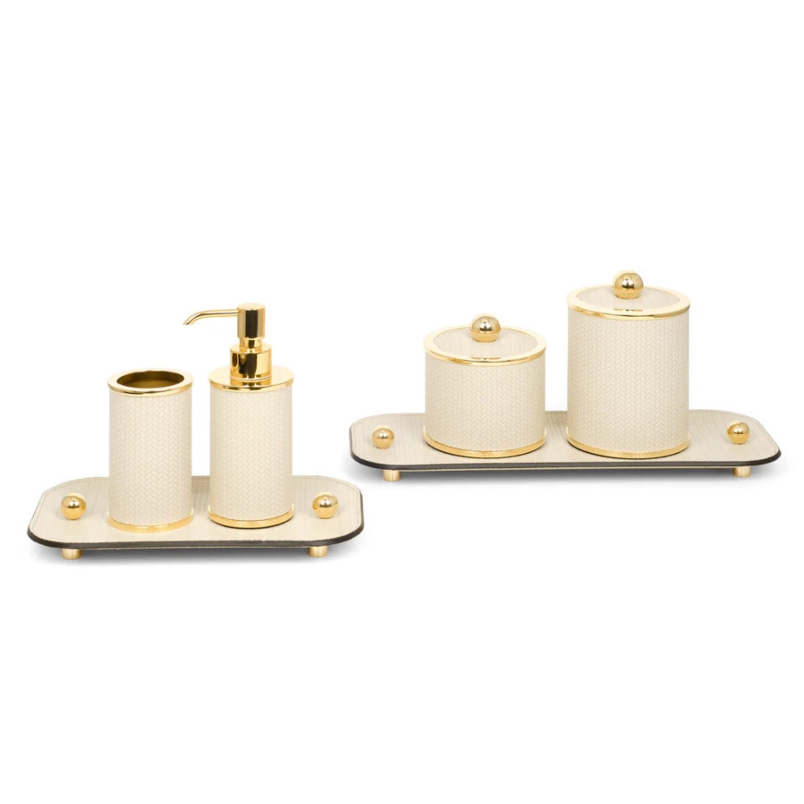 Pinetti, Olimpia bathroom collection, Round cotton pad holder, medium