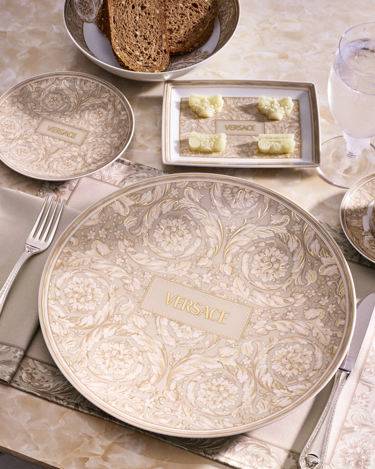 Versace, Barocco Beige, Bowl 12 cm