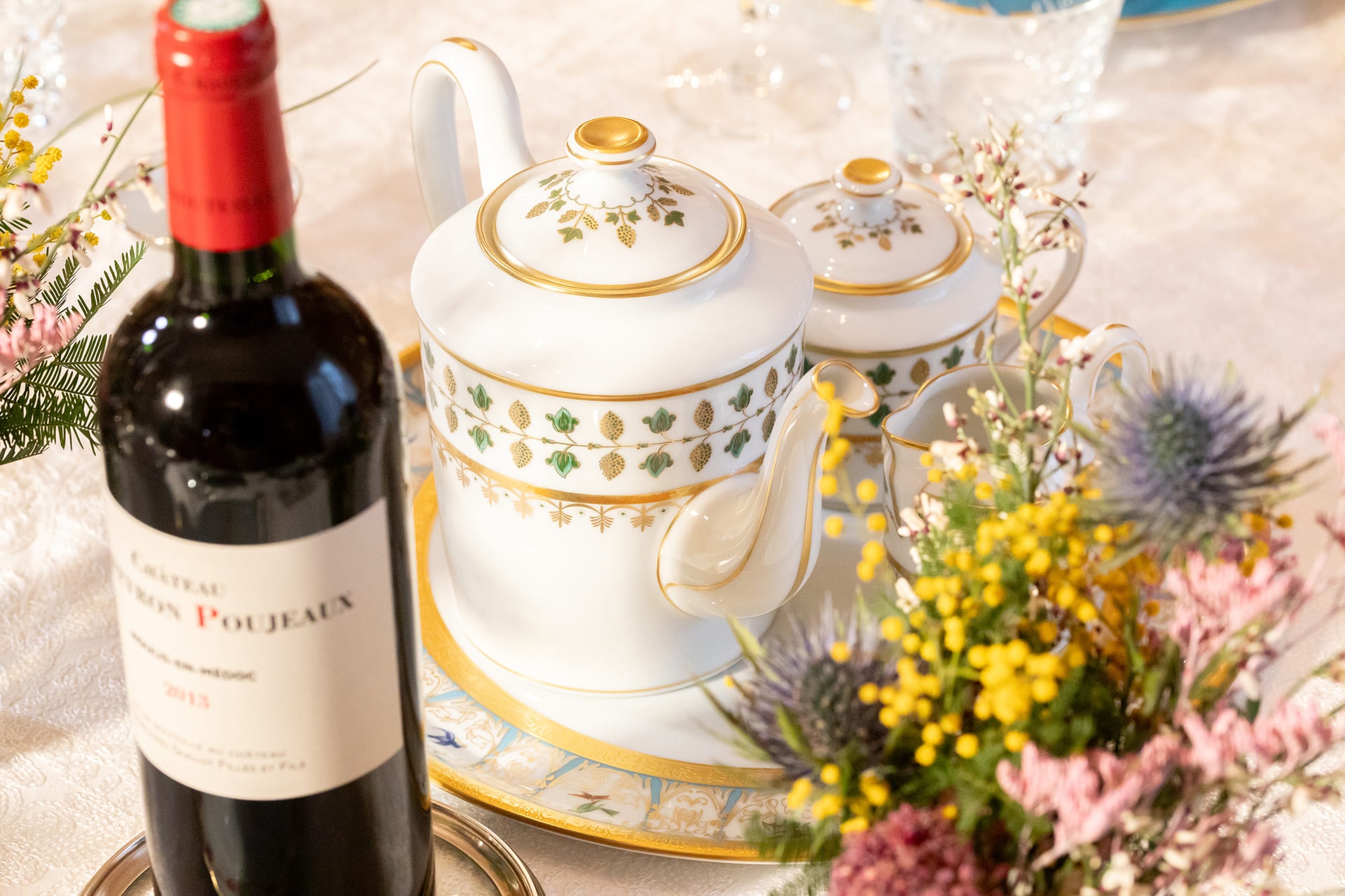 Robert Haviland & C. Parlon, Matignon Red, Tea pot 12 cups