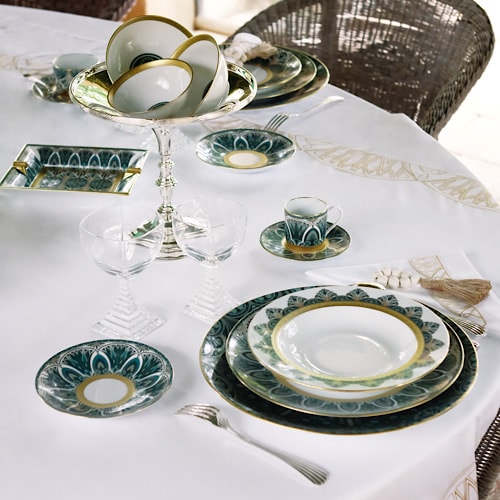 Haviland, Rêves du Nil Gold, Dessert plates, set of 4