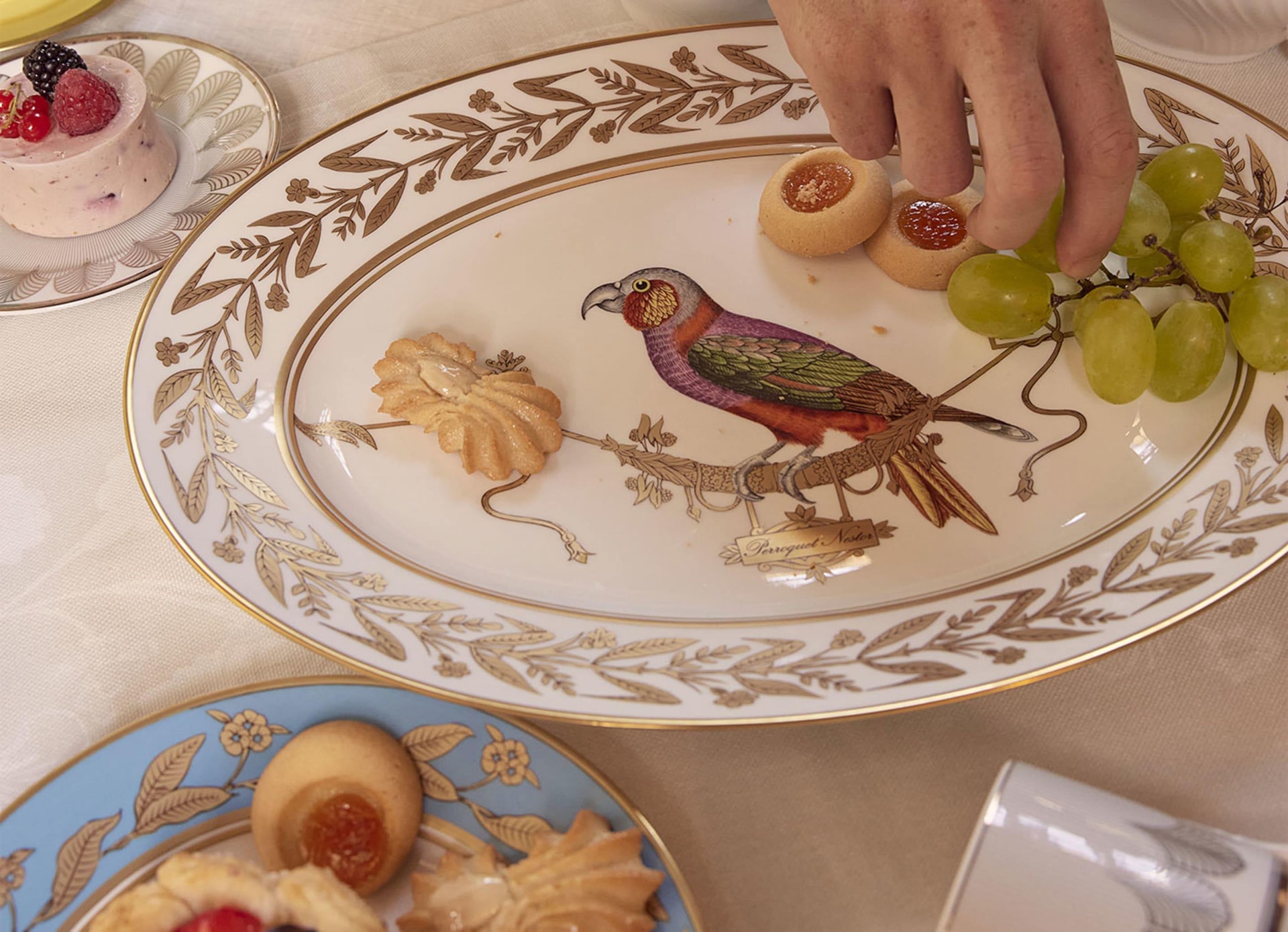 Ginori 1735, Voliere, Large oval platter