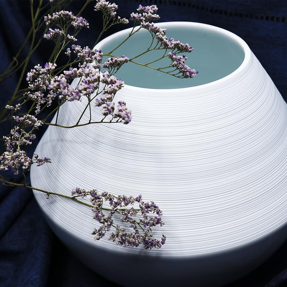 J.L Coquet, Hémisphère White Satin, Asian plate