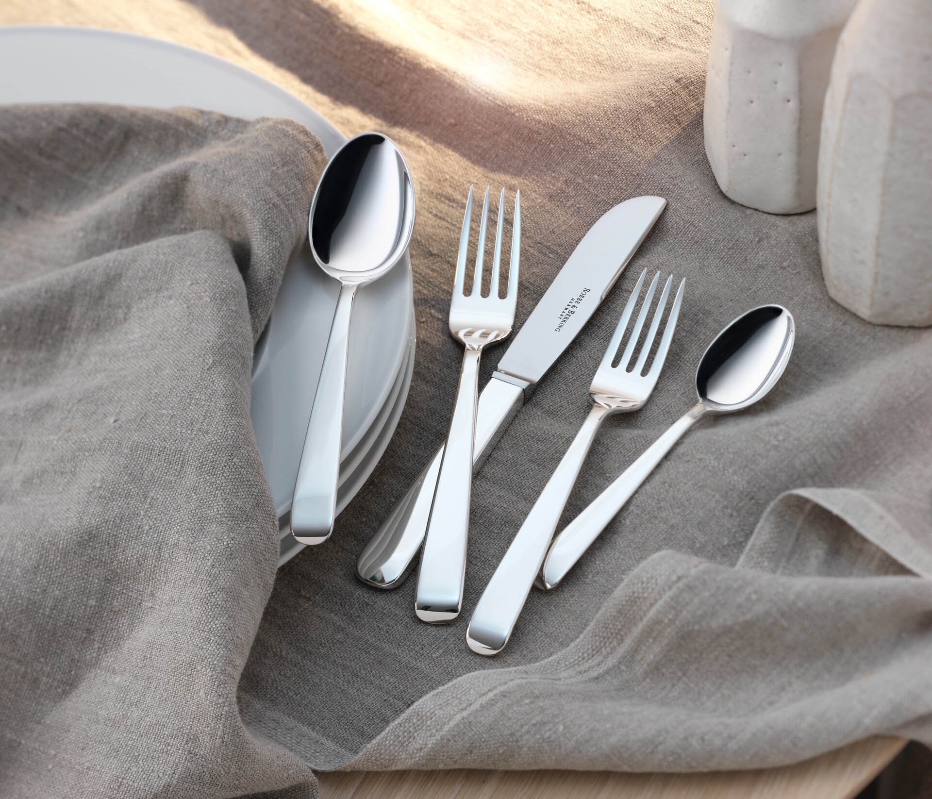 Robbe & Berking, Alta flatware, silver plated, Dessert fork