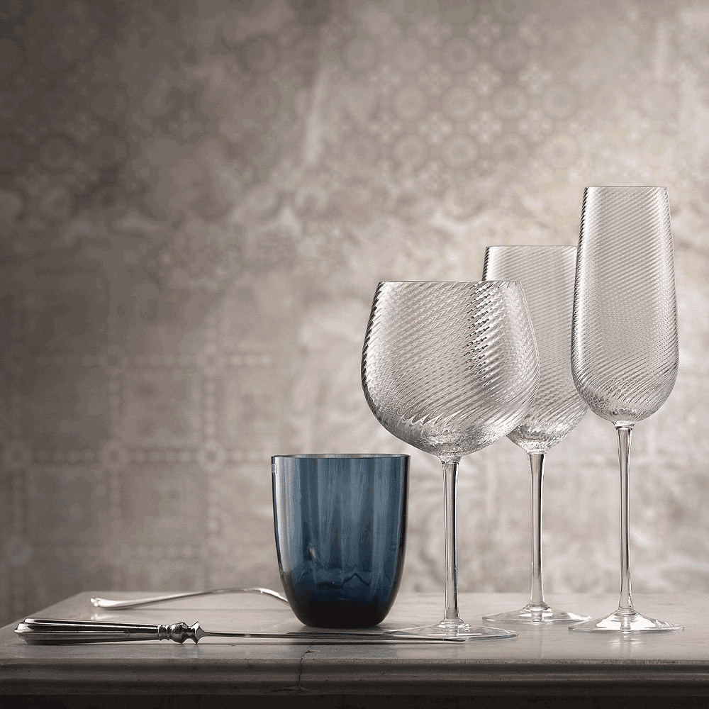 Nason Moretti, Tolomeo glasses, Red wine glass, torse