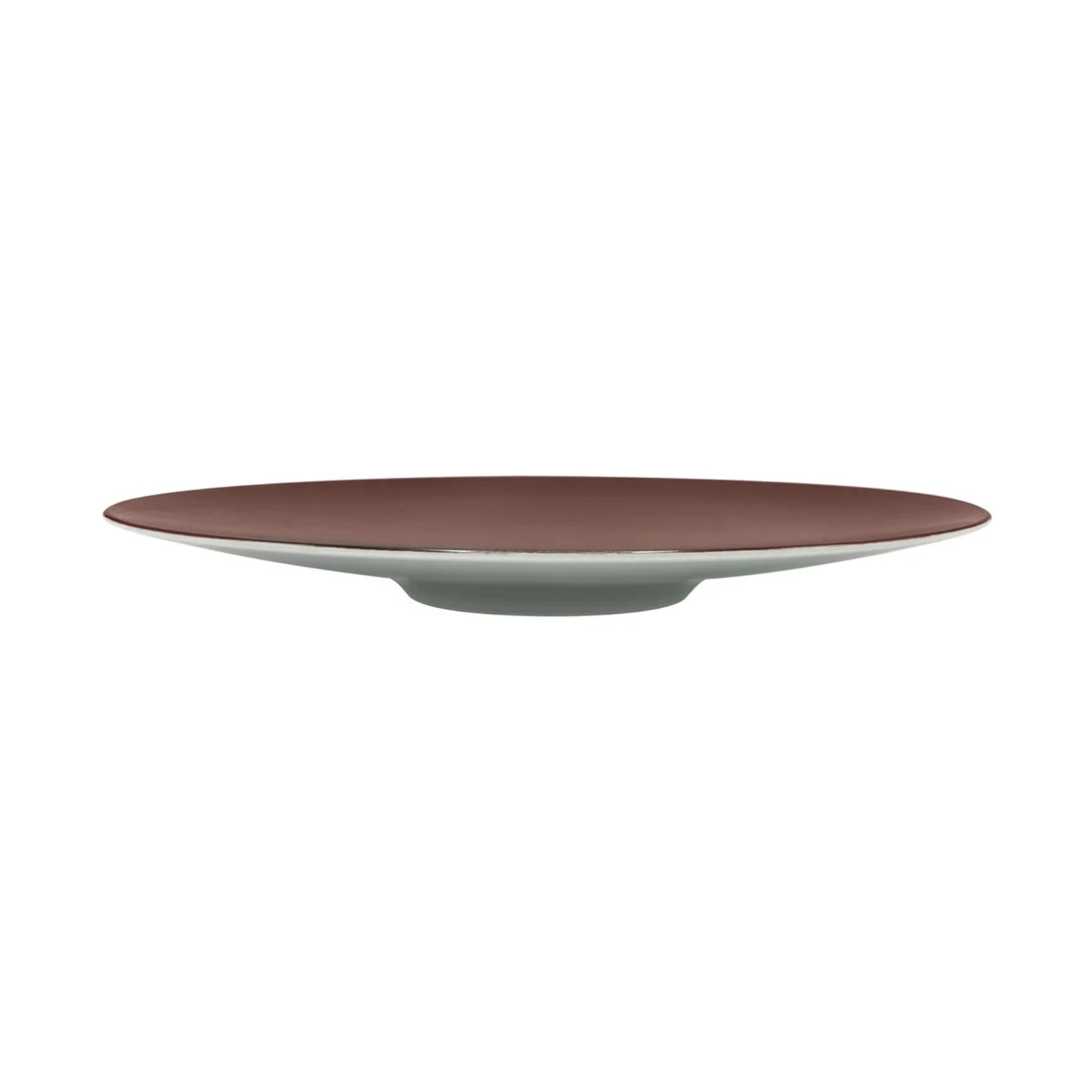 Jaune de Chrome, Red Granite, 29cm plate - coupe