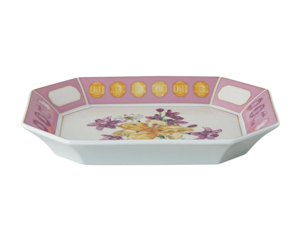 Rosenthal, Swarovski Idyllia, Dish 20 cm, bouquet
