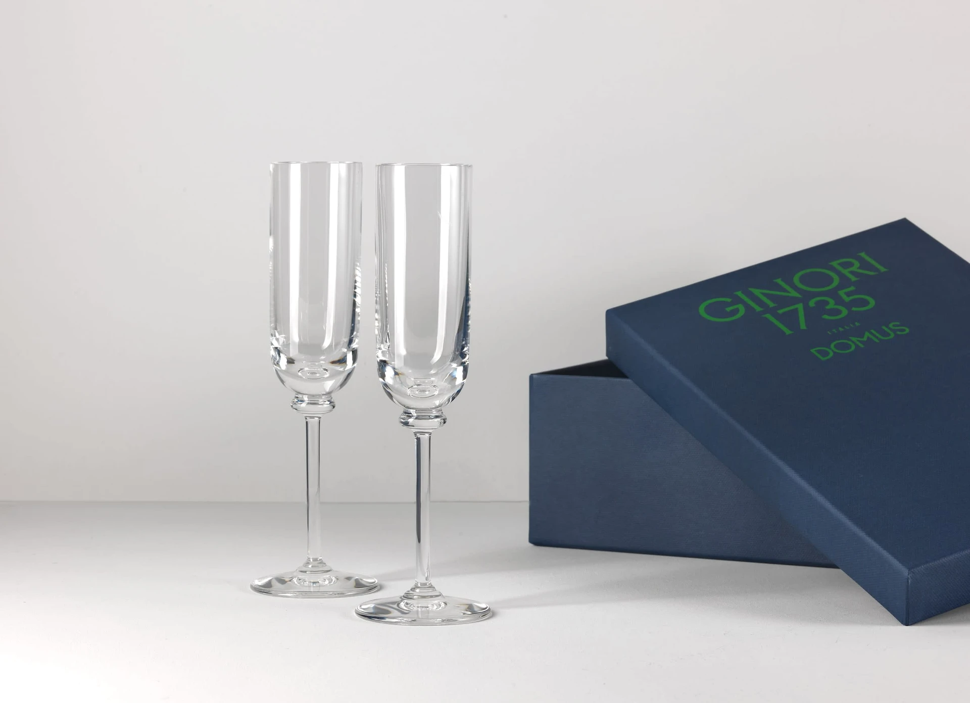 Ginori 1735, Baronetto, Set of 2 flute goblets