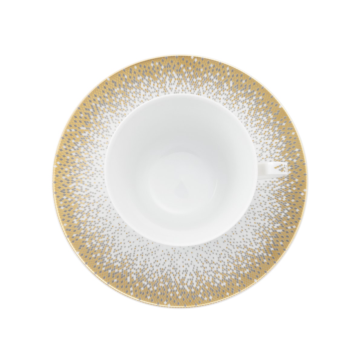 Haviland, Souffle d'or, Xl cappuccino cup and saucer
