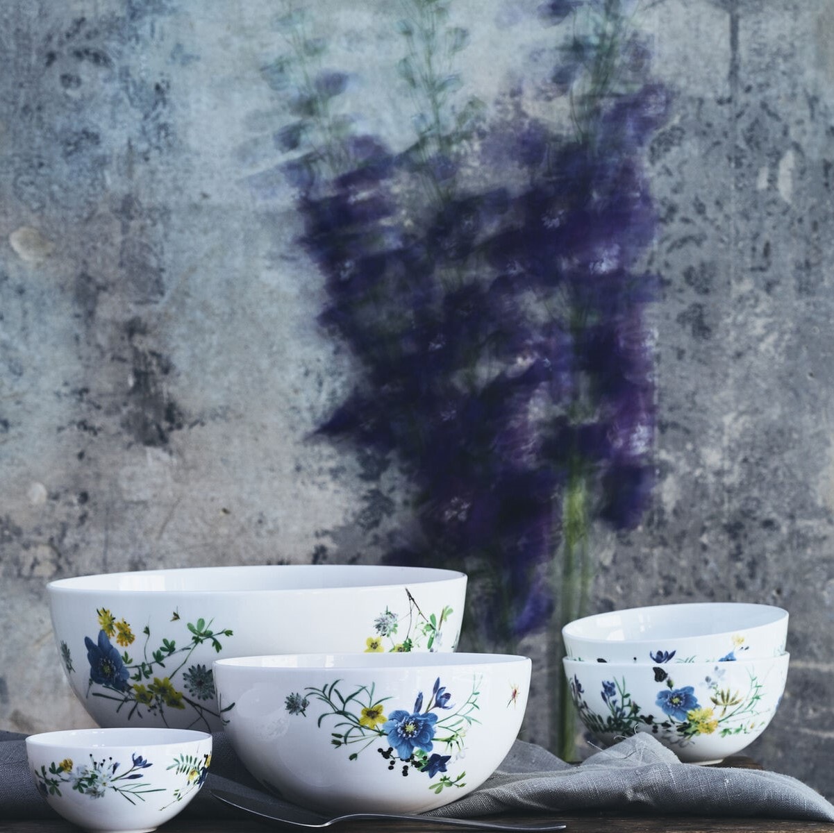 Rosenthal, Brillance Fleurs des Alpes, Salad bowl medium