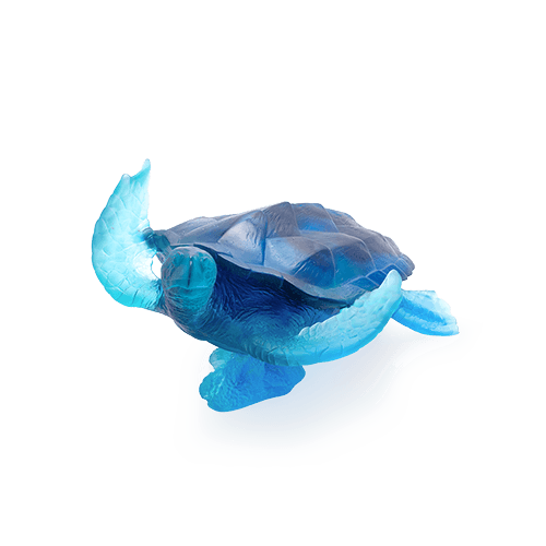 Daum, Mer de Corail sculptures, Large blue sea turtle