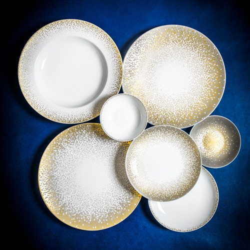 Haviland, Souffle d'or, Deep platter