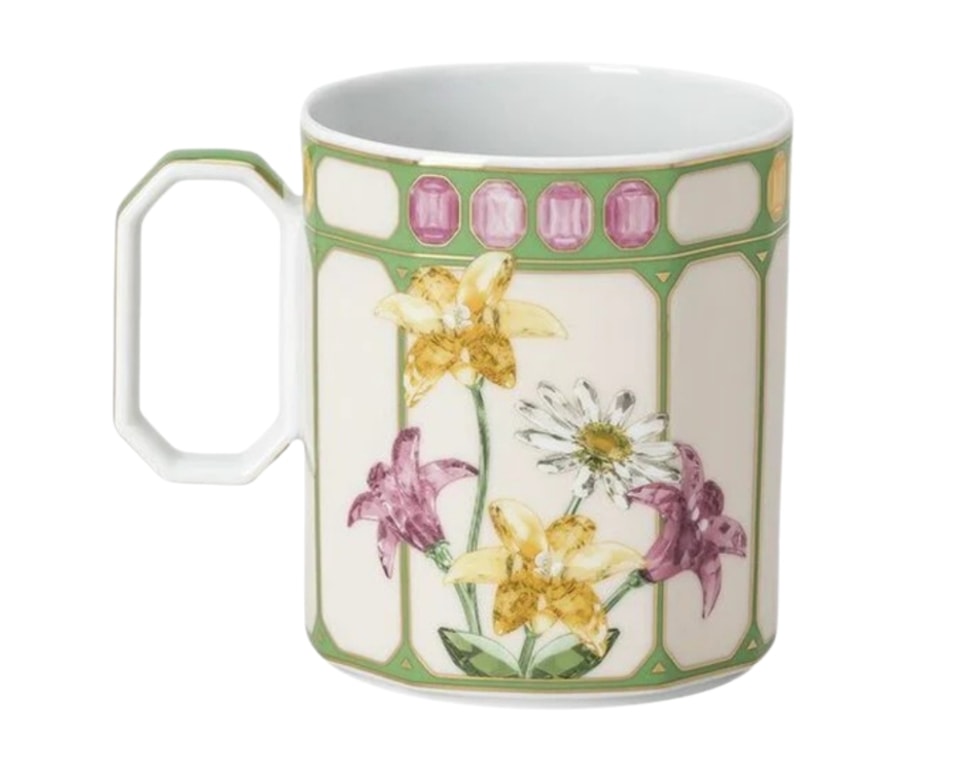 Rosenthal, Swarovski Idyllia, Mug, flycatcher green