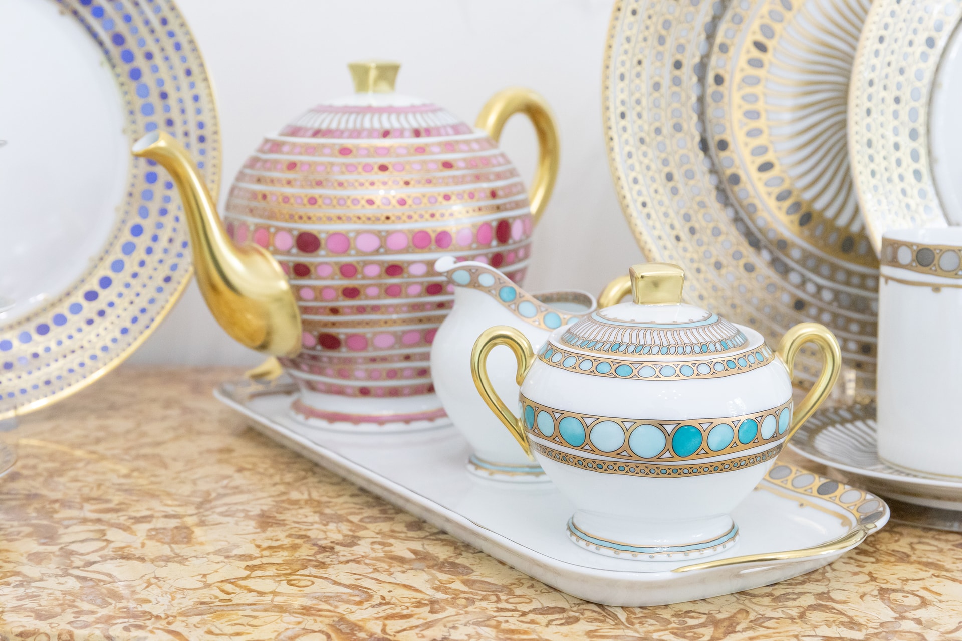 Robert Haviland & C. Parlon, Syracuse Turquoise, Tea pot 12 cups