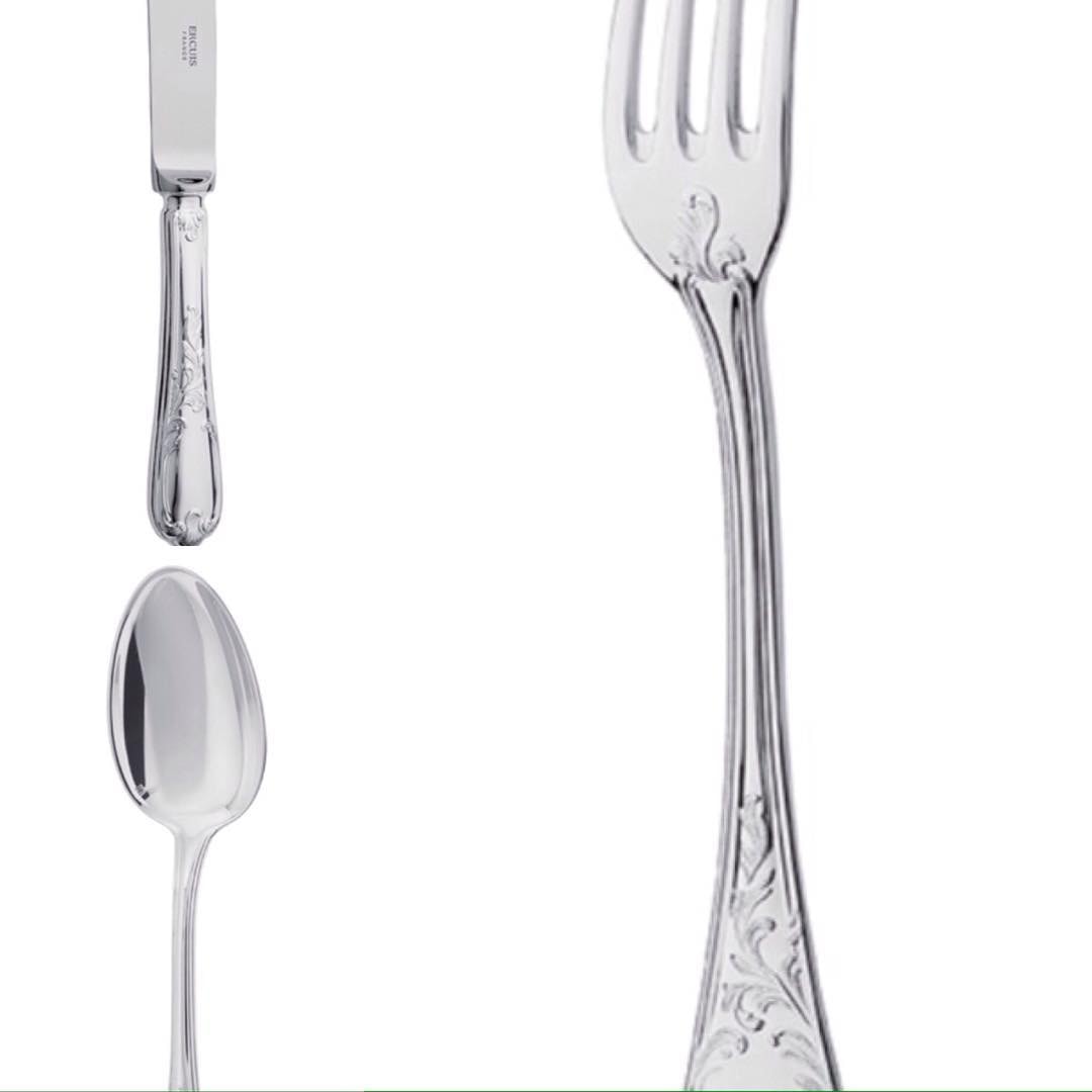 Ercuis, Du barry, silver plated, Soup ladle