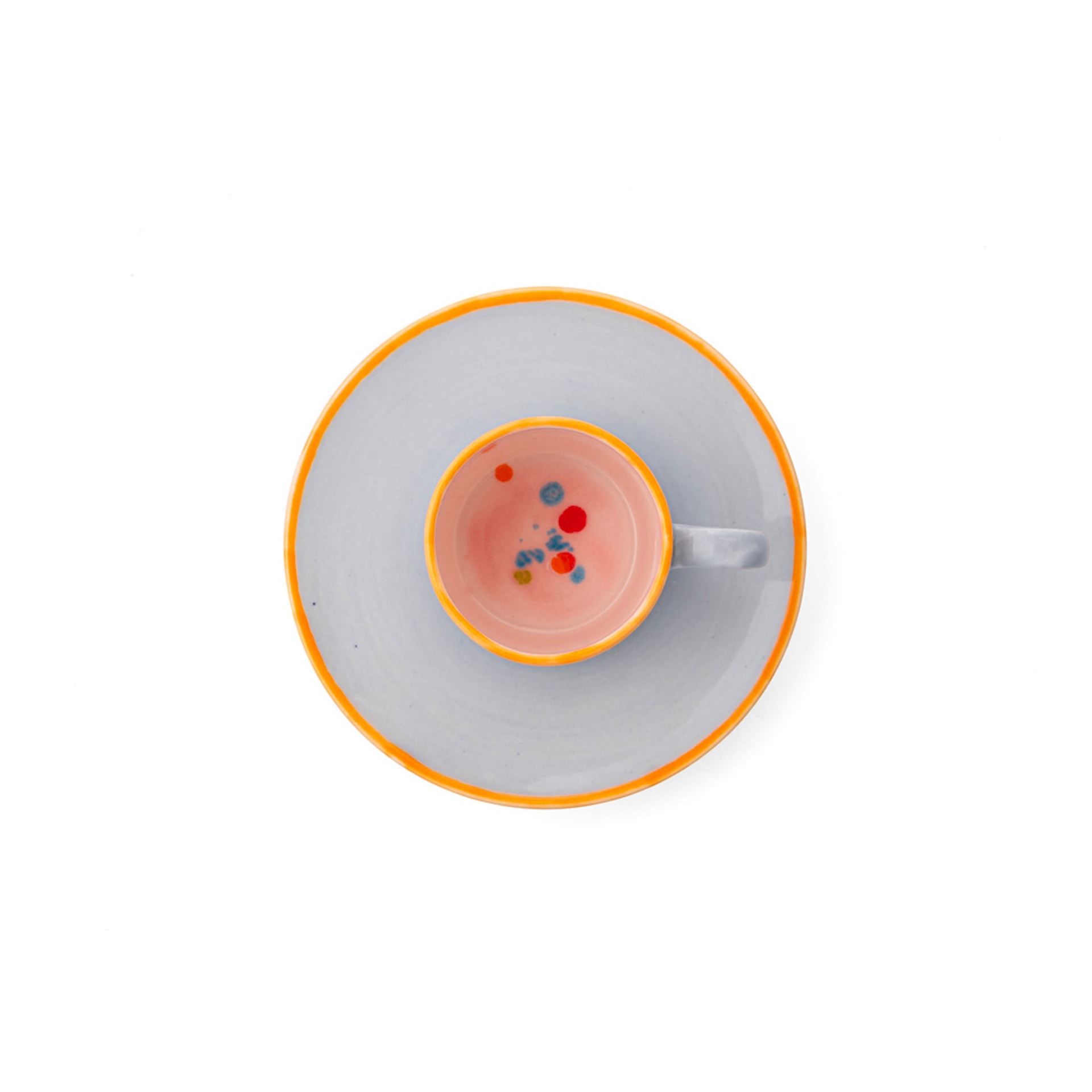 Coralla Maiuri, Gray, Espresso cup and saucer, straight