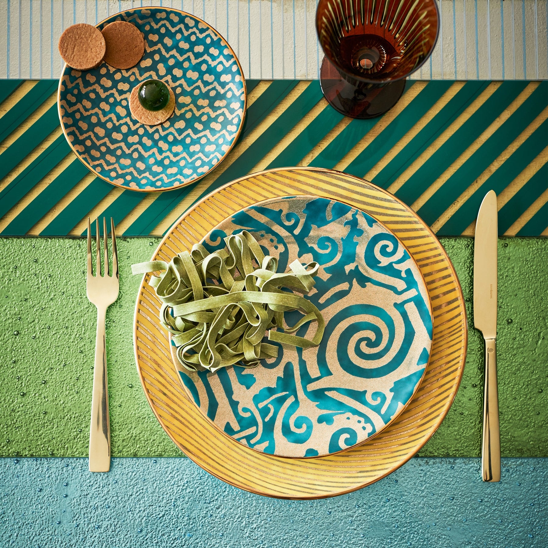 L'Objet, Fortuny yellow, Dinner plate