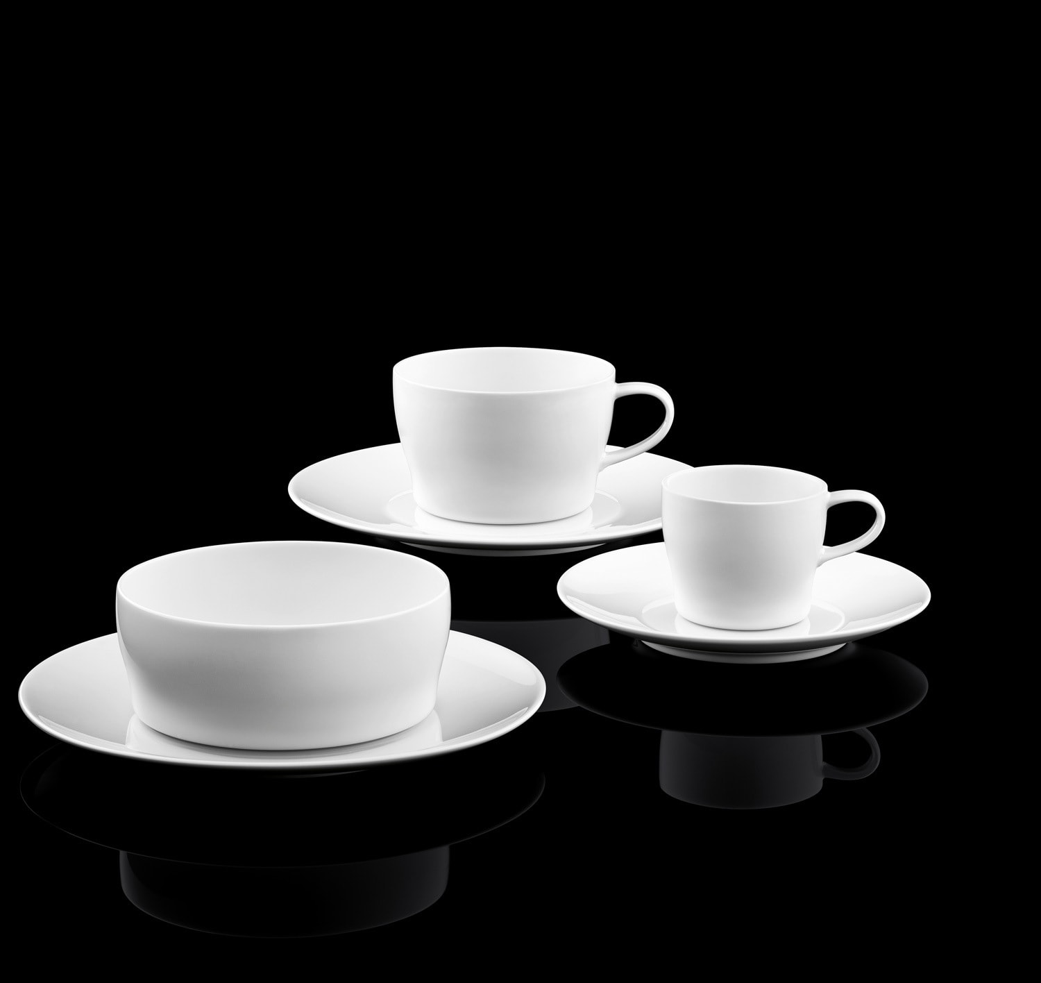 Fürstenberg, Auréole white, Espresso saucer
