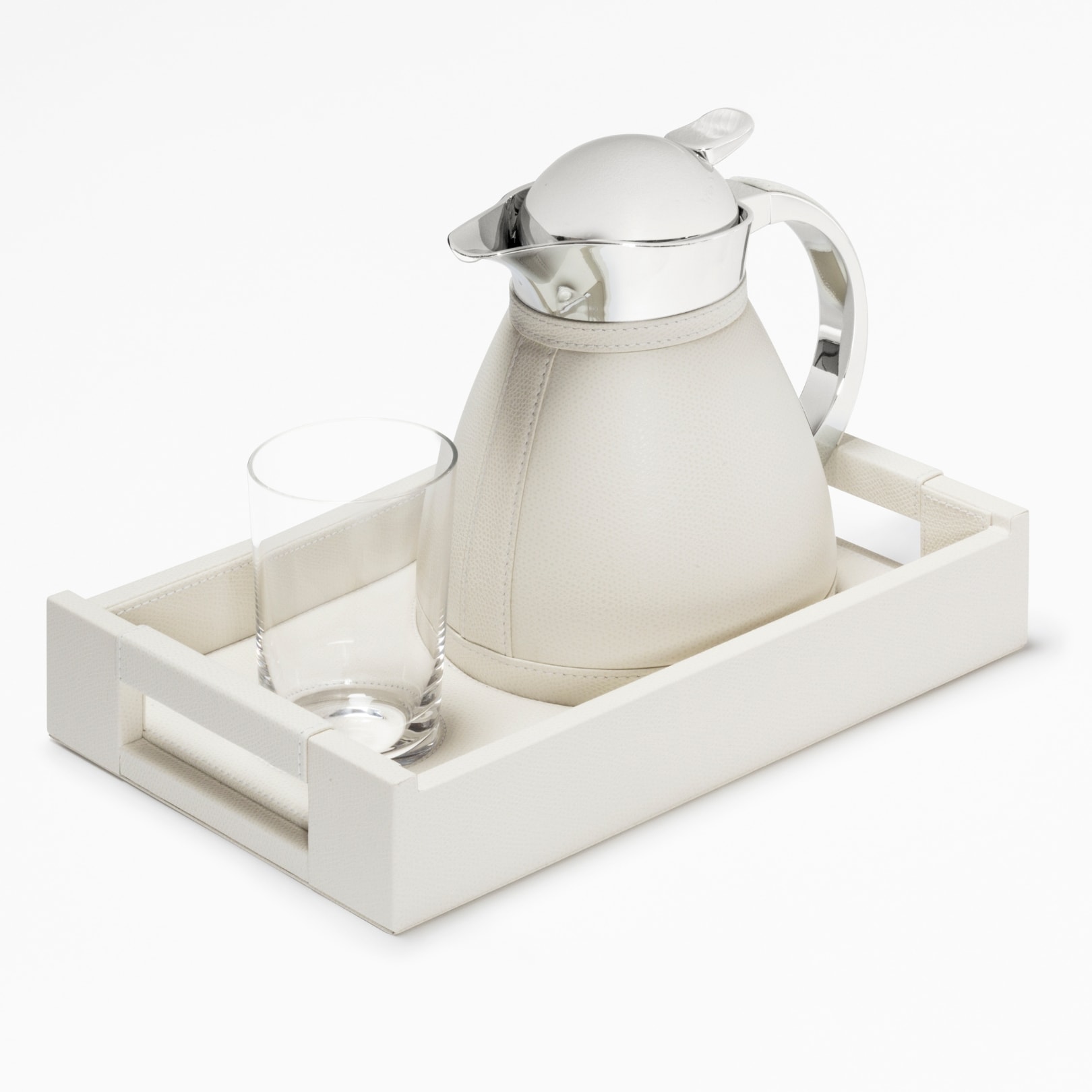 Pigment France, Beaubourg nesting tray set, Tray set for chantilly carafe & one glass, small