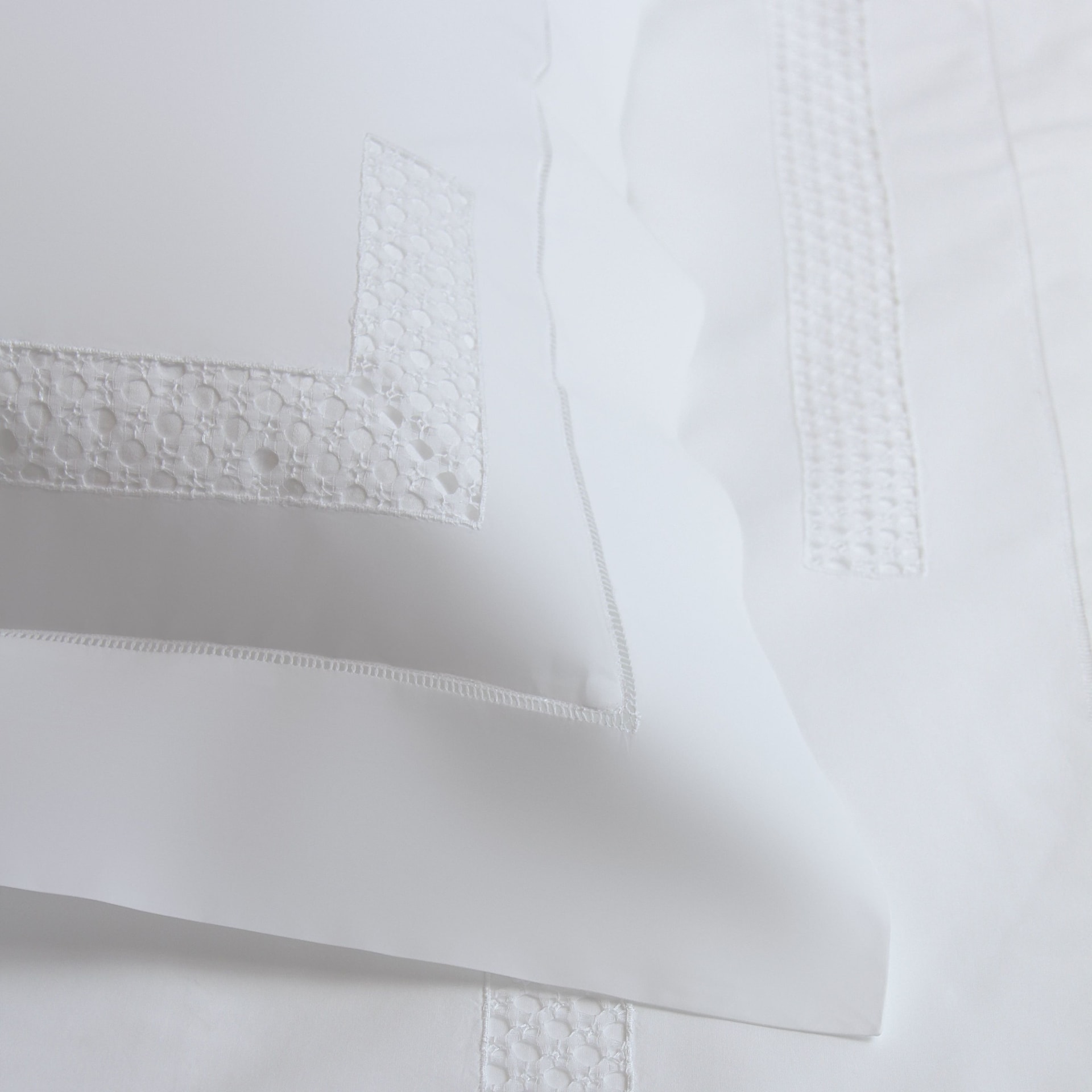 Valombreuse, Jours coco bed linen, Set of 2 pillowcases, square