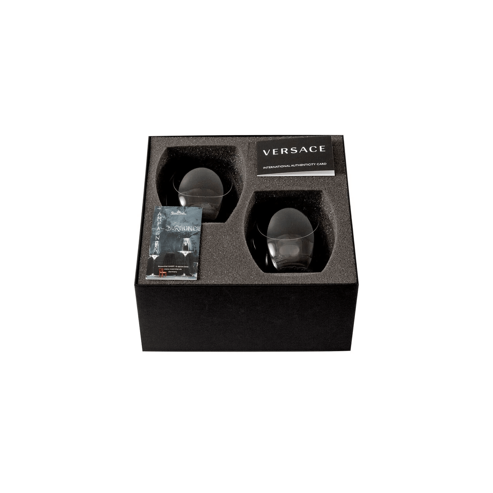 Versace, Medusa lumiere, Set of 2 whiskey tumblers
