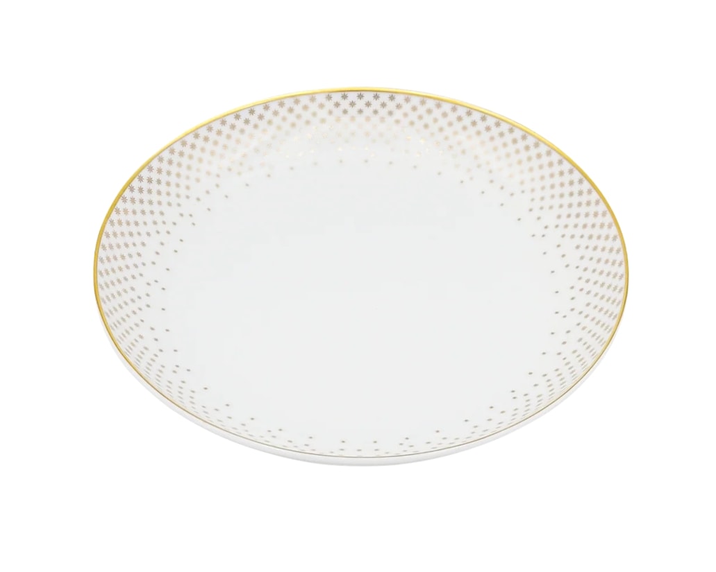 J.L Coquet, Rosace Gold, Pasta plate, medium