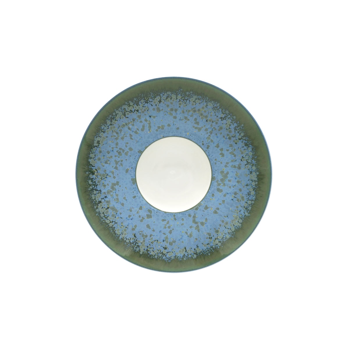 Jaune de Chrome, Nymphéa, Soup plate with rim, small