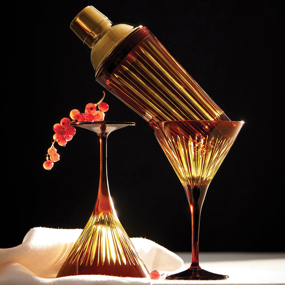 L'Objet, Prism, Cocktail set, amber