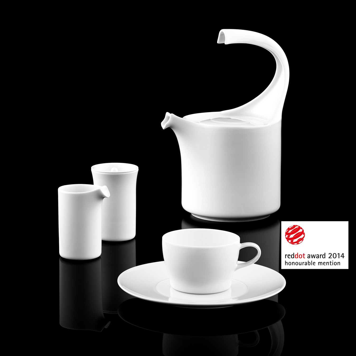 Fürstenberg, Auréole white, Saucer