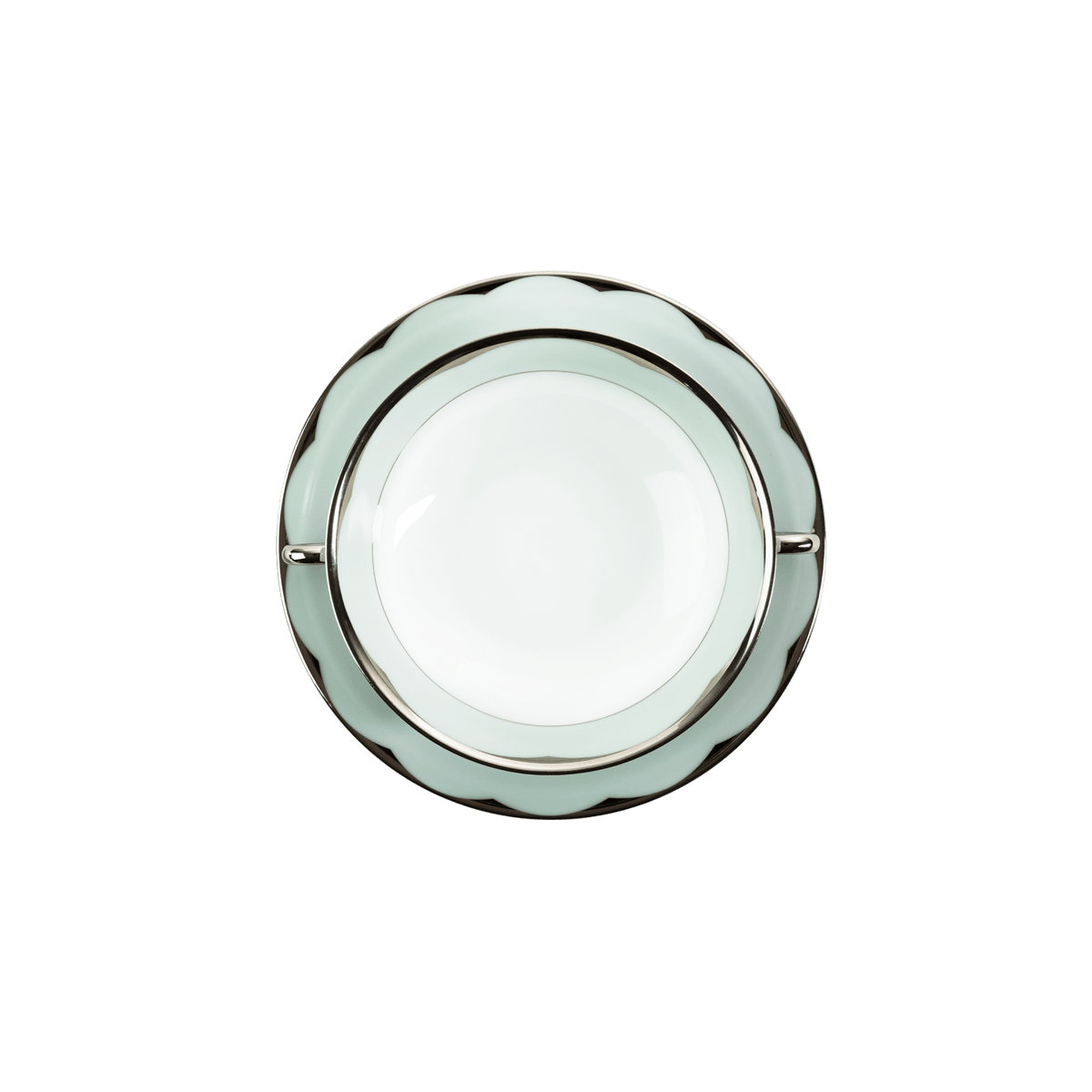 Haviland, Illusion Menthe, Soup cup and saucer
