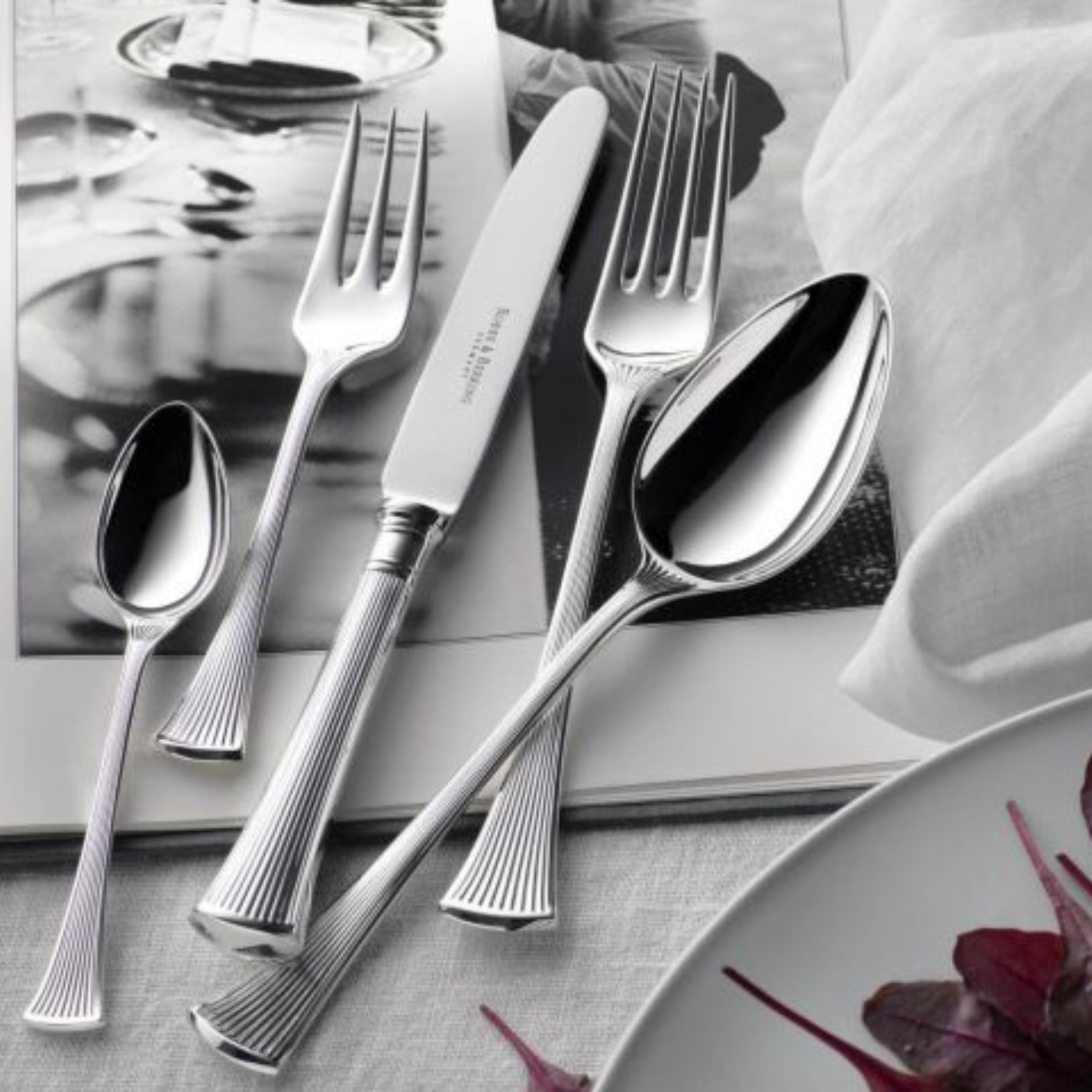 Robbe & Berking, Avenue cutlery, Silver plated, 69-piece set